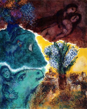 Marc Chagall Painting - Dawn contemporary Marc Chagall